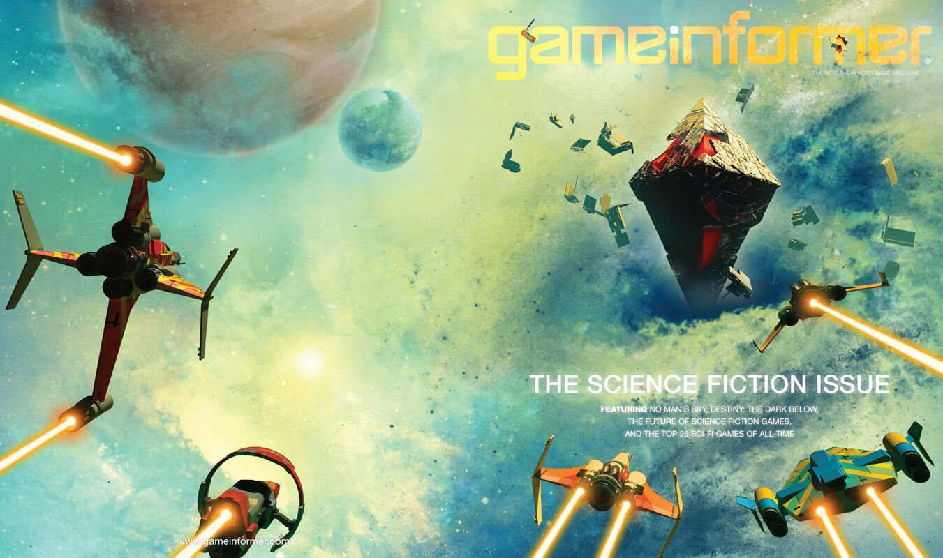 No Man's Sky Game Informer Cover Spread
