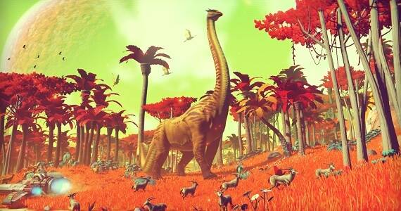 No Man's Sky dinosaur