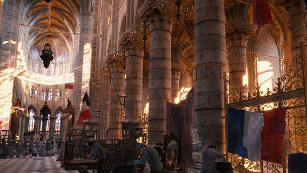 Notre Dame Interior Assassins Creed Unity