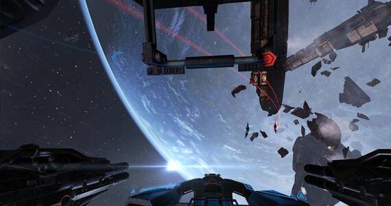 Oculus Rift EVE Valkyrie Blue Planet