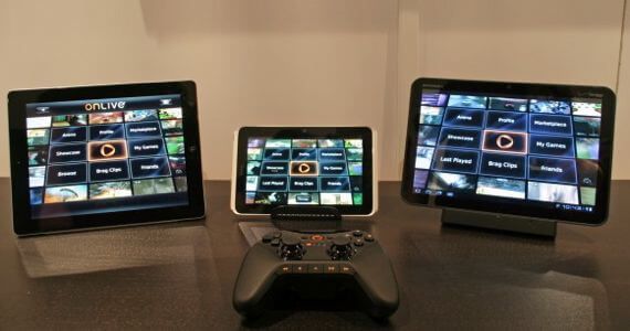 OnLive iPad Android Tablet Portable Gaming PC Mac
