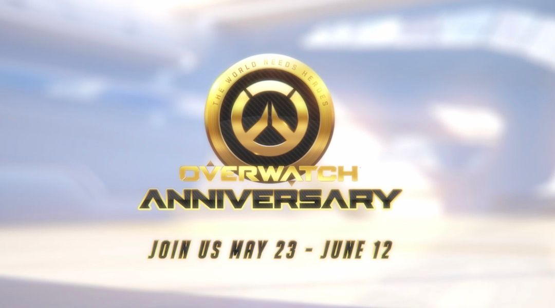Overwatch Anniversary Event Logo blizzard activision