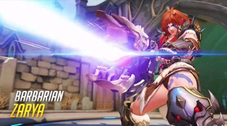 Overwatch Barbarian Zarya skin