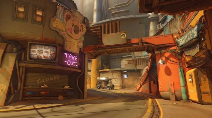 Overwatch Junkertown map take-out error