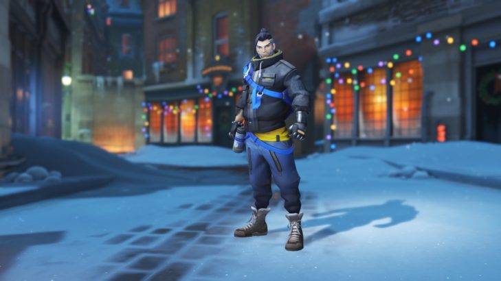 Overwatch Winter Wonderland 2017 Casual Hanzo skin