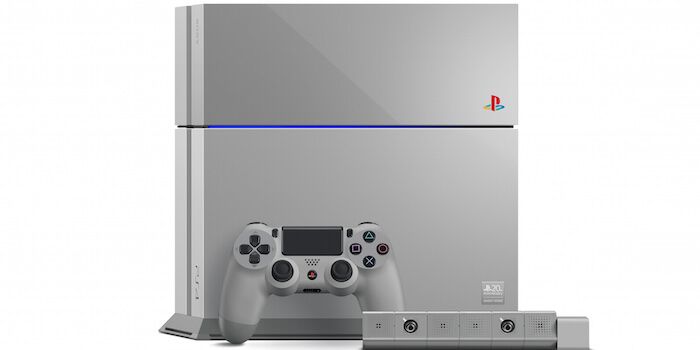 Sony Unveils 20th Anniversary PS4 Console with PS1 Color Scheme