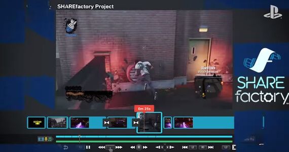 PS4 SHAREfactory editor