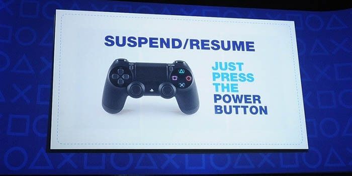 PS4 Suspend Resume