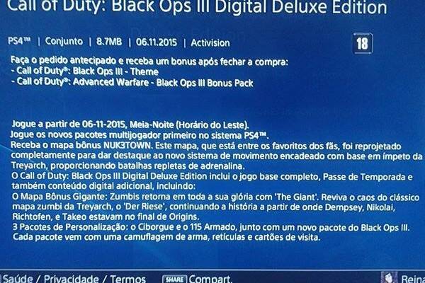 PSN Brazil Nuketown Leak