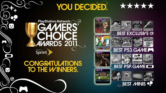 PSN Gamers Choice 2011