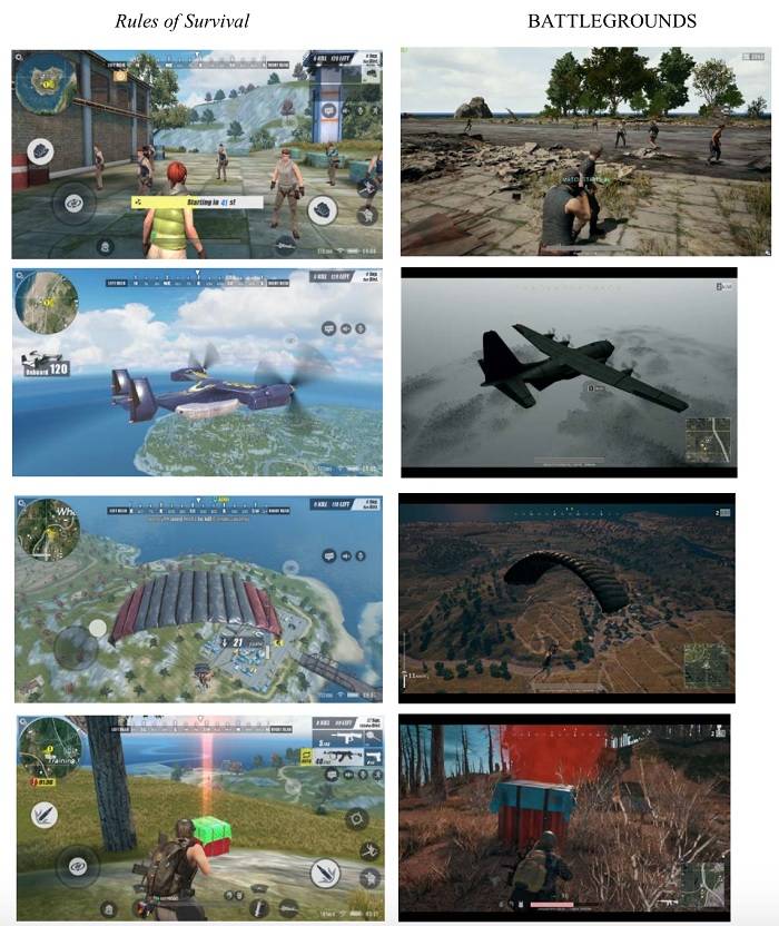 PUBG Lawsuit Lists Examples of Clone Game Similarities