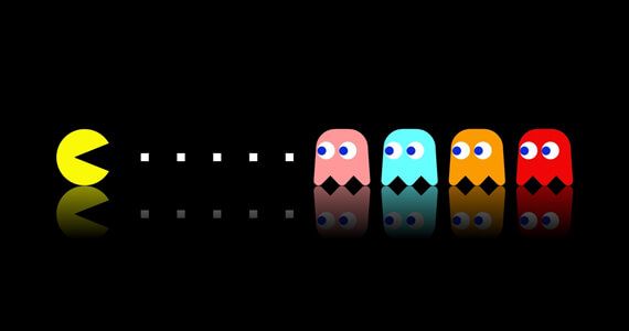Pac Man and Ghosts