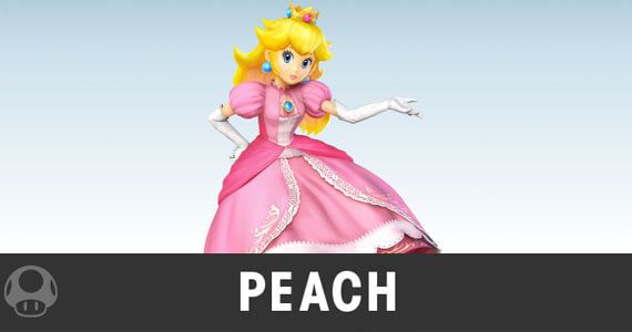 Peach Super Smash Bros Wii U 3DS