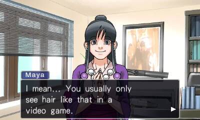Phoenix Wright Maya Joke