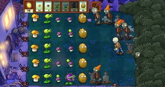 Plants Vs Zombies Night Levels Vita