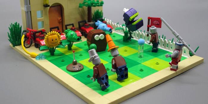 Plants vs Zombies Legos