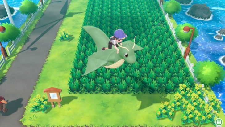 Pokemon Lets Go Flying Dragonite