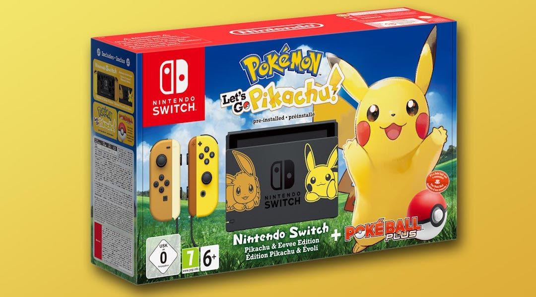 Pokemon Let's Go Nintendo Switch bundles