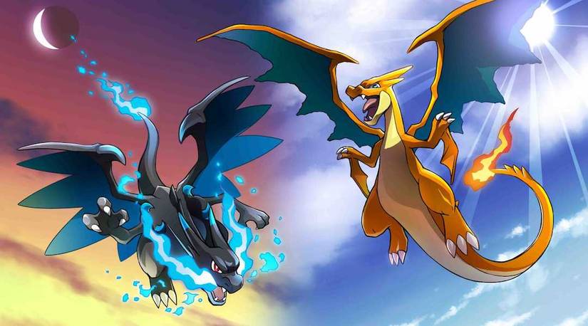 pokemon mega charizard x and y