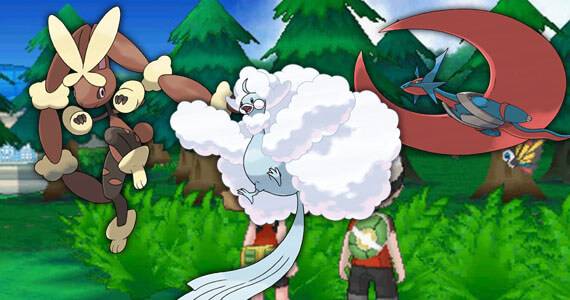 Pokemon Omega Ruby Alpha Sapphire Salamence Lopunny Altaria Mega Evolutions