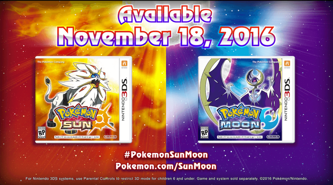 pokemon sun and moon legendaries
