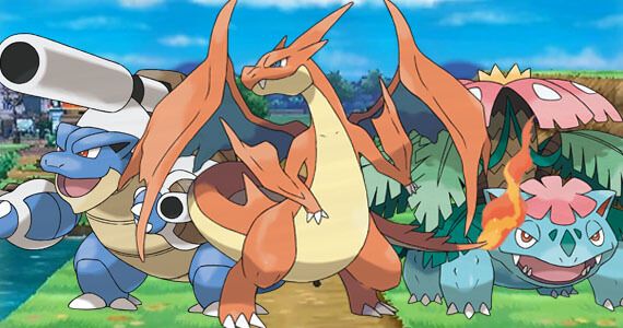 Bulbasaur, Charmander e Squirtle serão dados no início de Pokémon X / Y;  Venusaur, Charizard e Blastoise terão Mega Evoluções - NParty