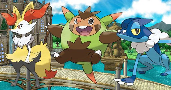 Pokémon World on X: Pokémon X and Y starters: Fennekin, Froakie