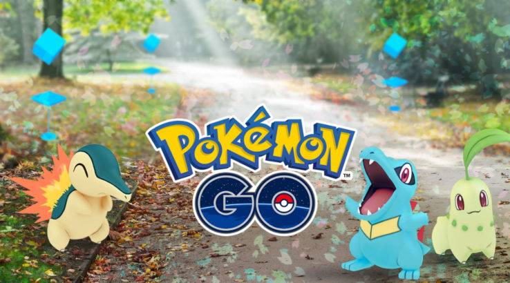 pokemon go second generation johto region starters