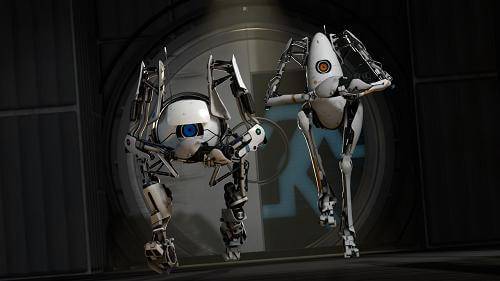 Valve Shows Off Portal 2 Co Op Gameplay At Pax Now With Hugging Updated