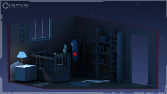 Portal 2 Trailer Turrets