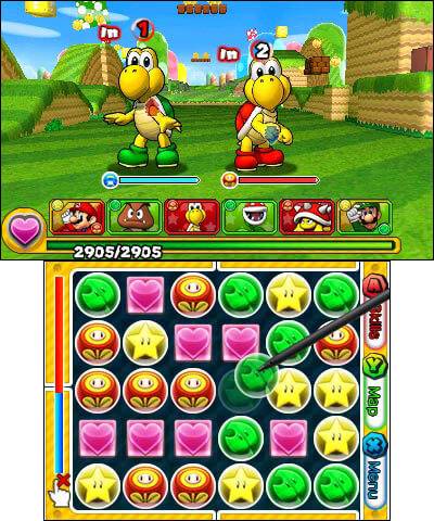 Puzzles and Dragons Super Mario Bros Edition Screenshots