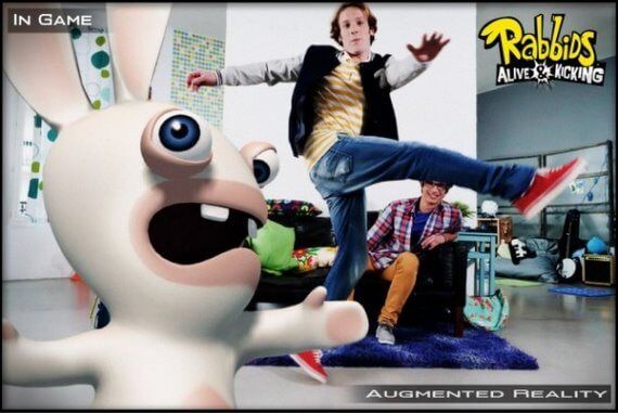 Rabbids Alive and Kicking AR Characters