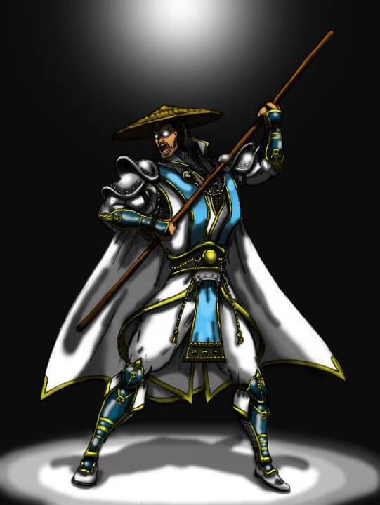 Raiden Art Mortal Kombat