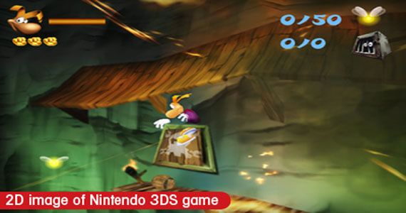 Rayman 3DS gameplay