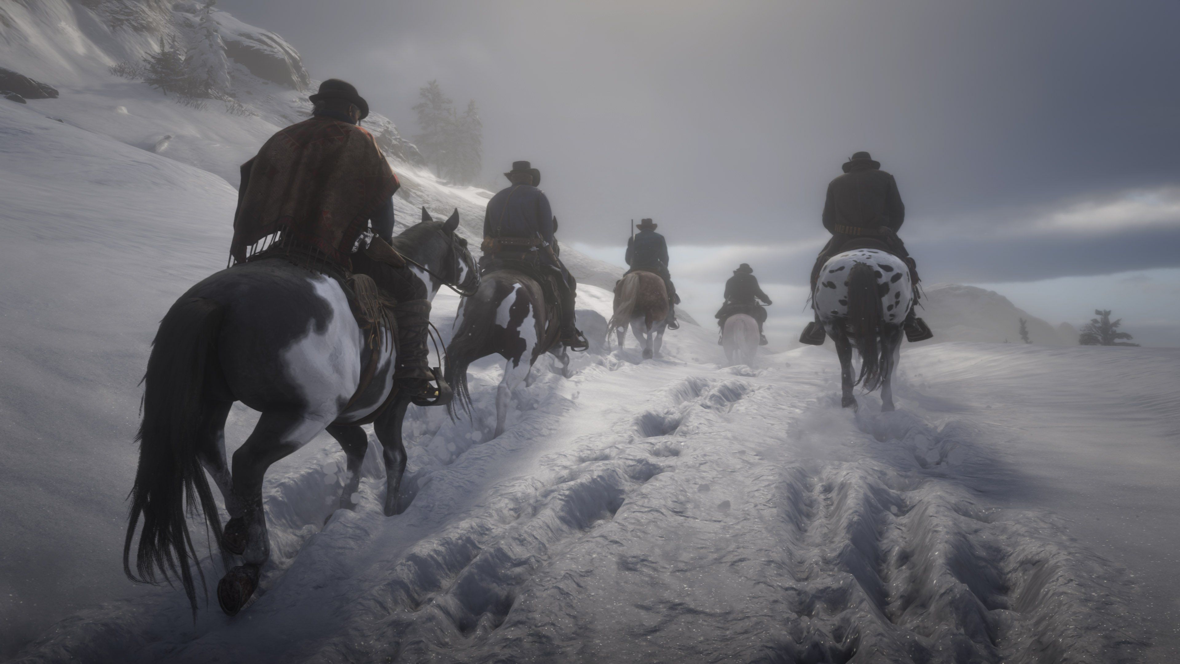 Red Dead Redemption 2 locations screenshot Mount Hagen snow