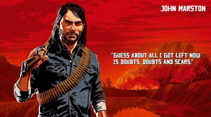 Red Dead Redemption 2 new character art John Marston