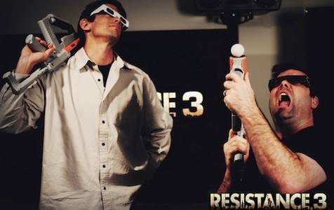 Resistance 3 3D Move Support - Insomniac Posing