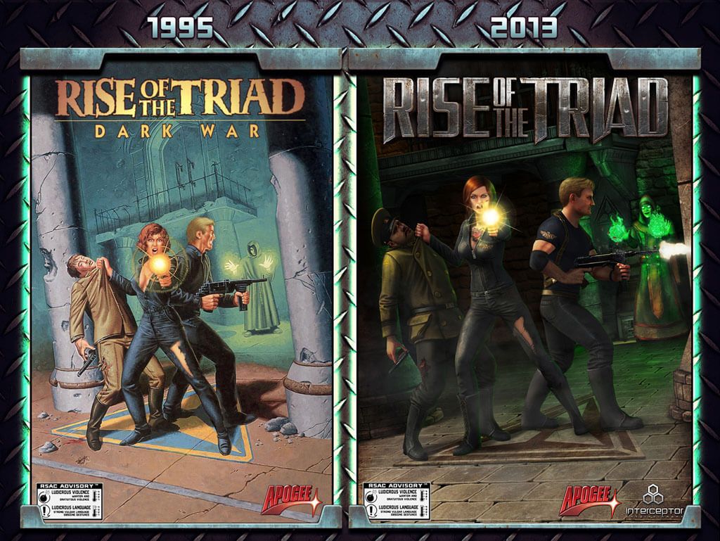 Rise of the Triad Old New Game Covers