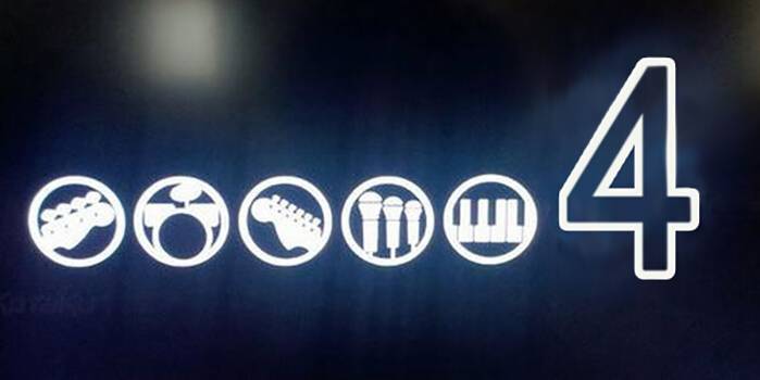 Rock Band 4 Logo Mockup