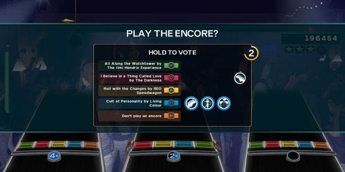 Rock Band 4 Voting