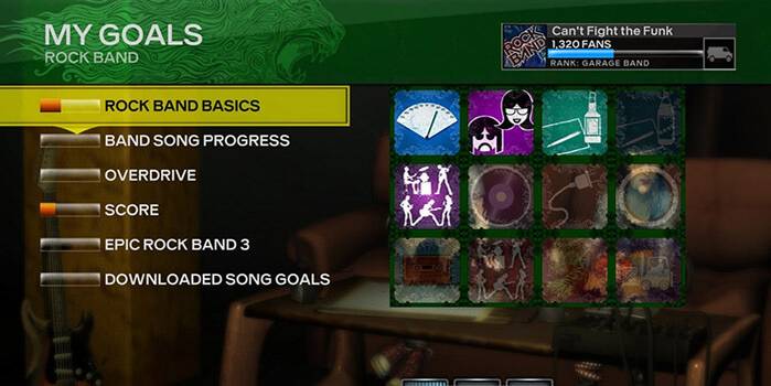 Rock Band Progress
