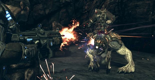 Scary Video Game Aliens Gears of War Bloodmount