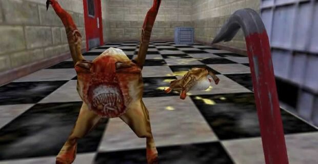 Scary Video Game Aliens Half Life Headcrab