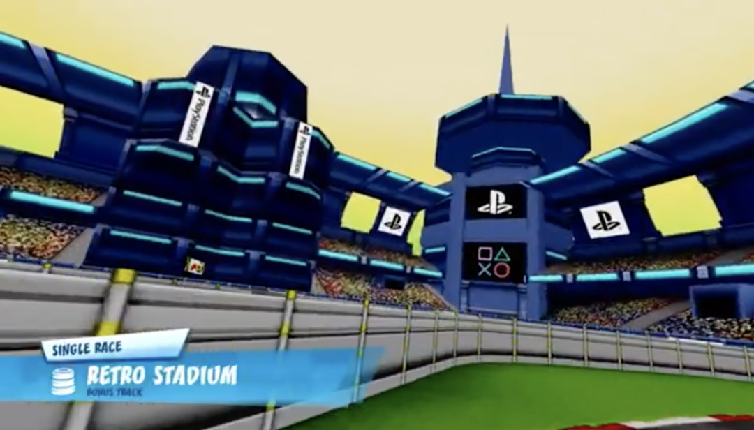 Crash Team Racing Retro Stadium