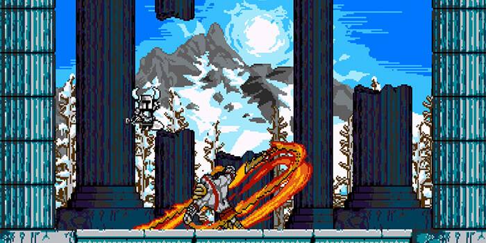 Shovel Knight Kratos Battle