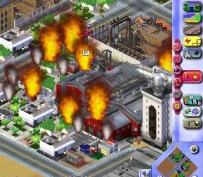 SimCity Fire Screenshot