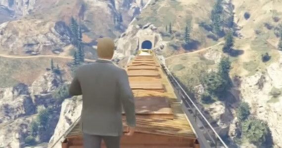Skyfall Train Grand Theft Auto 5 Reenactment