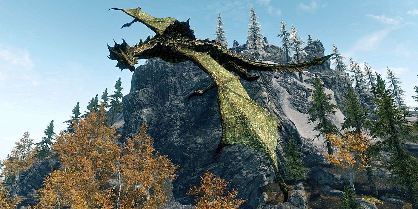 Blood Dragon in Skyrim