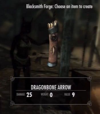 Skyrim Dawnguard Dragonbone Arrows