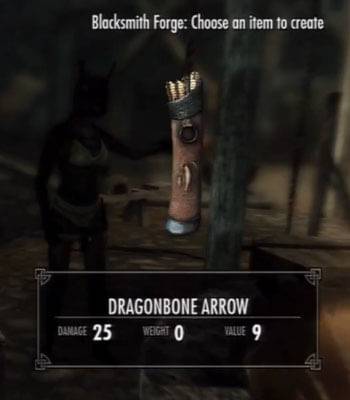 Skyrim Dawnguard Dragonbone Arrows